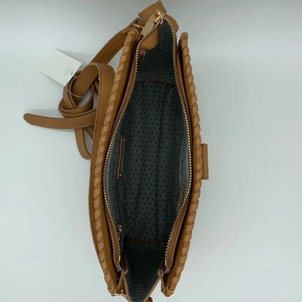 Brown Faux Leather Crossbody - Picture 4 of 4